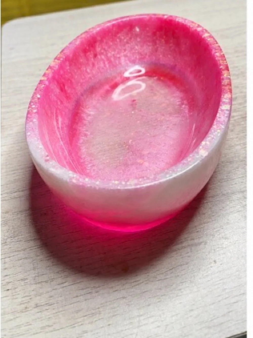 Handmade bright pink
