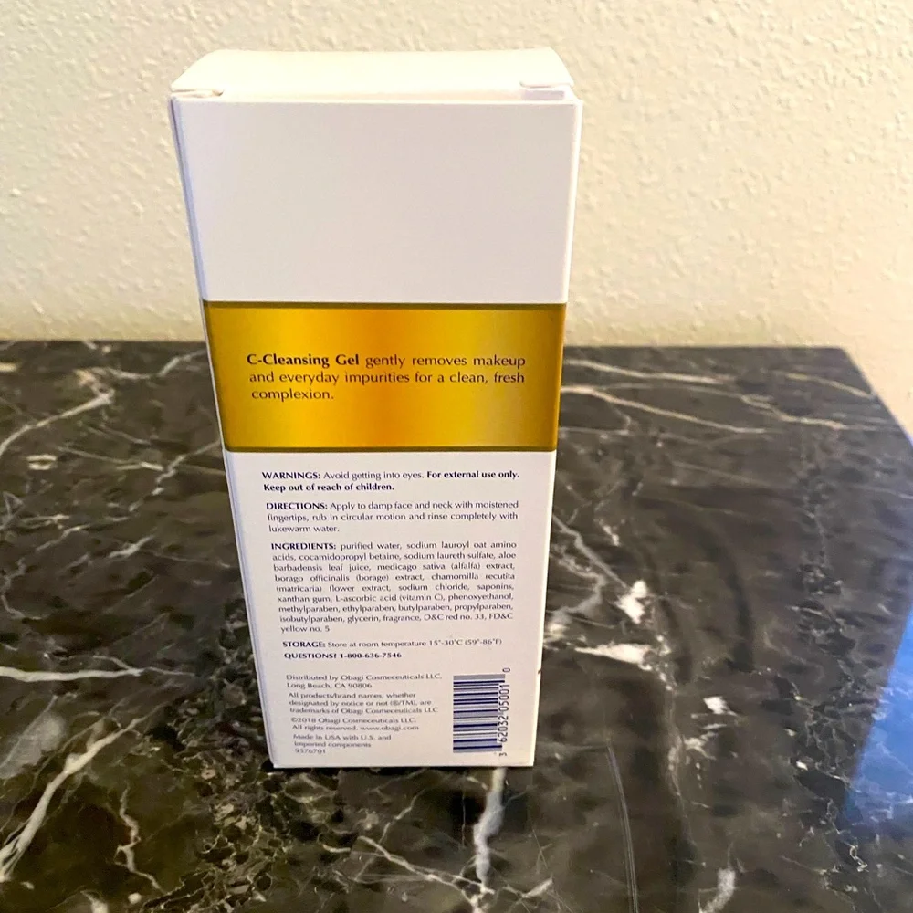 Obagi C Cleaning Gel with Vitamin C. For all skin types