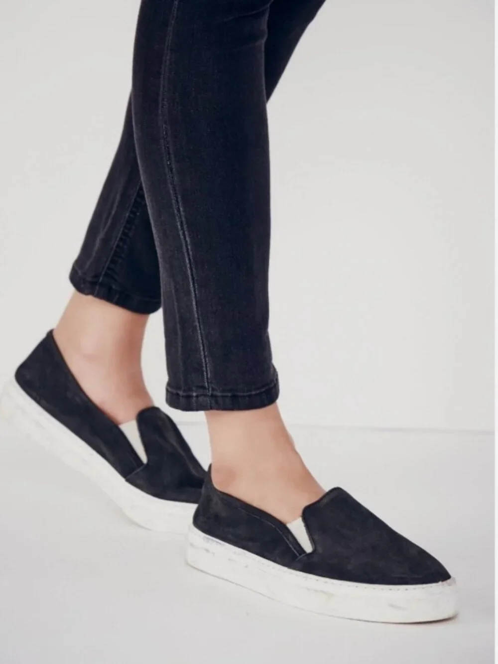 New Free People Clayton Slip On Sneaker size 8 MSRP: $98 Leather