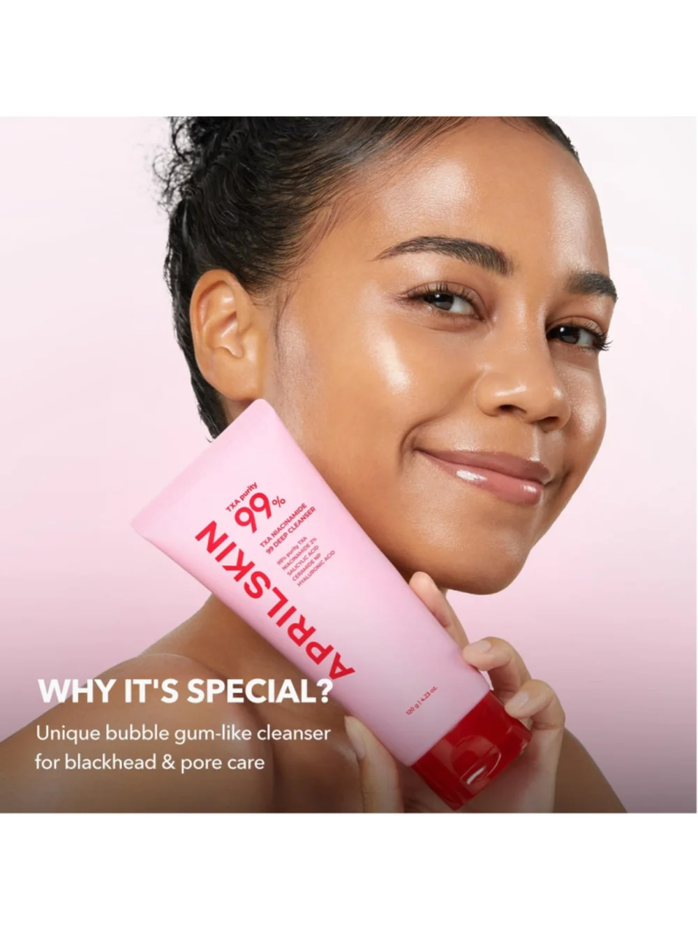 APRILSKIN patented minimizes smoother