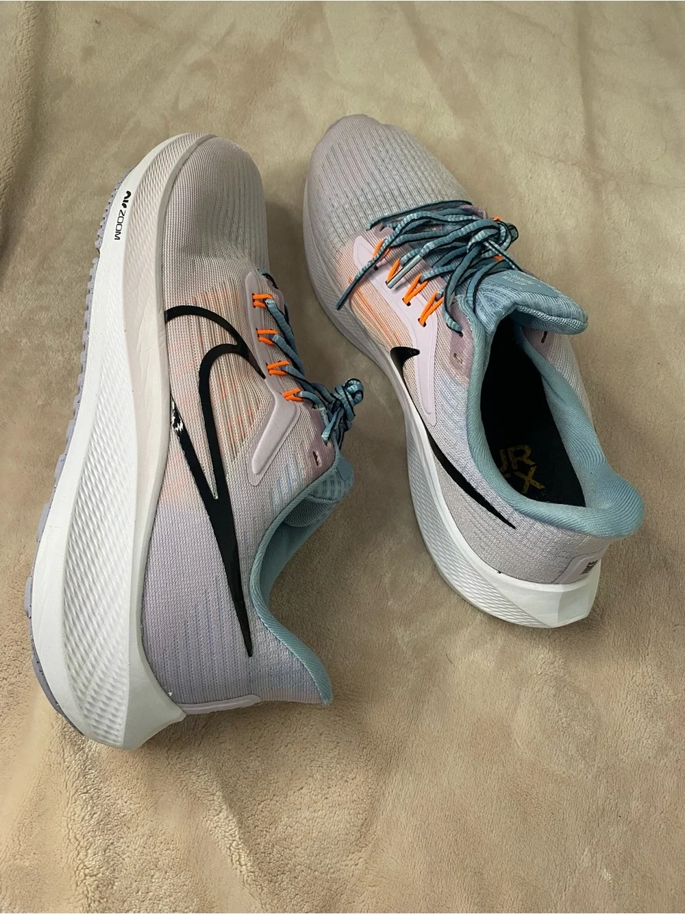 Women's Nike Air Zoom Pegasus 39 Running Shoes Doll Iris Whisper Purple Size 10