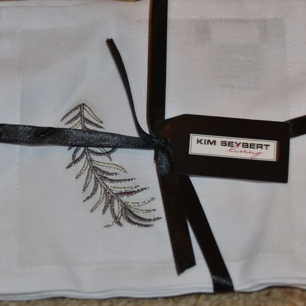 Kim Seybert napkins these