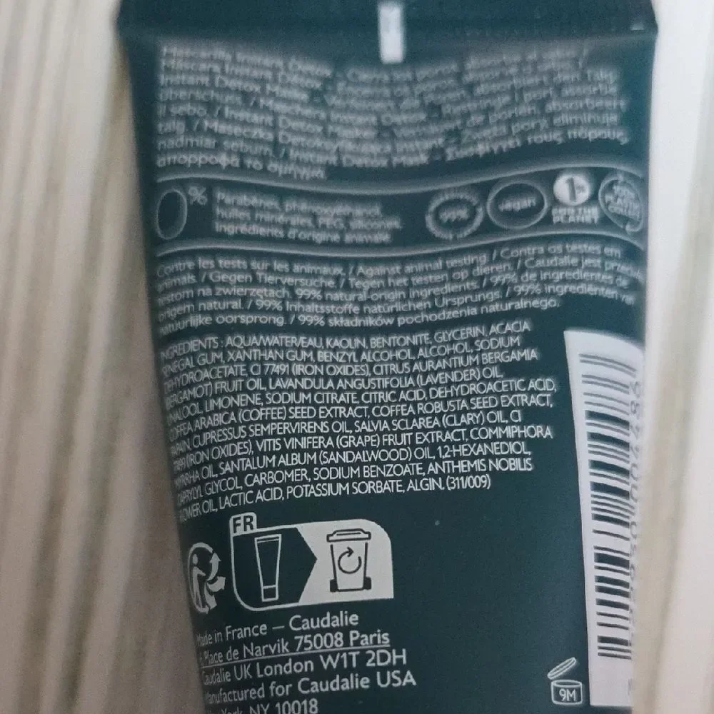 Caudalie detox mask