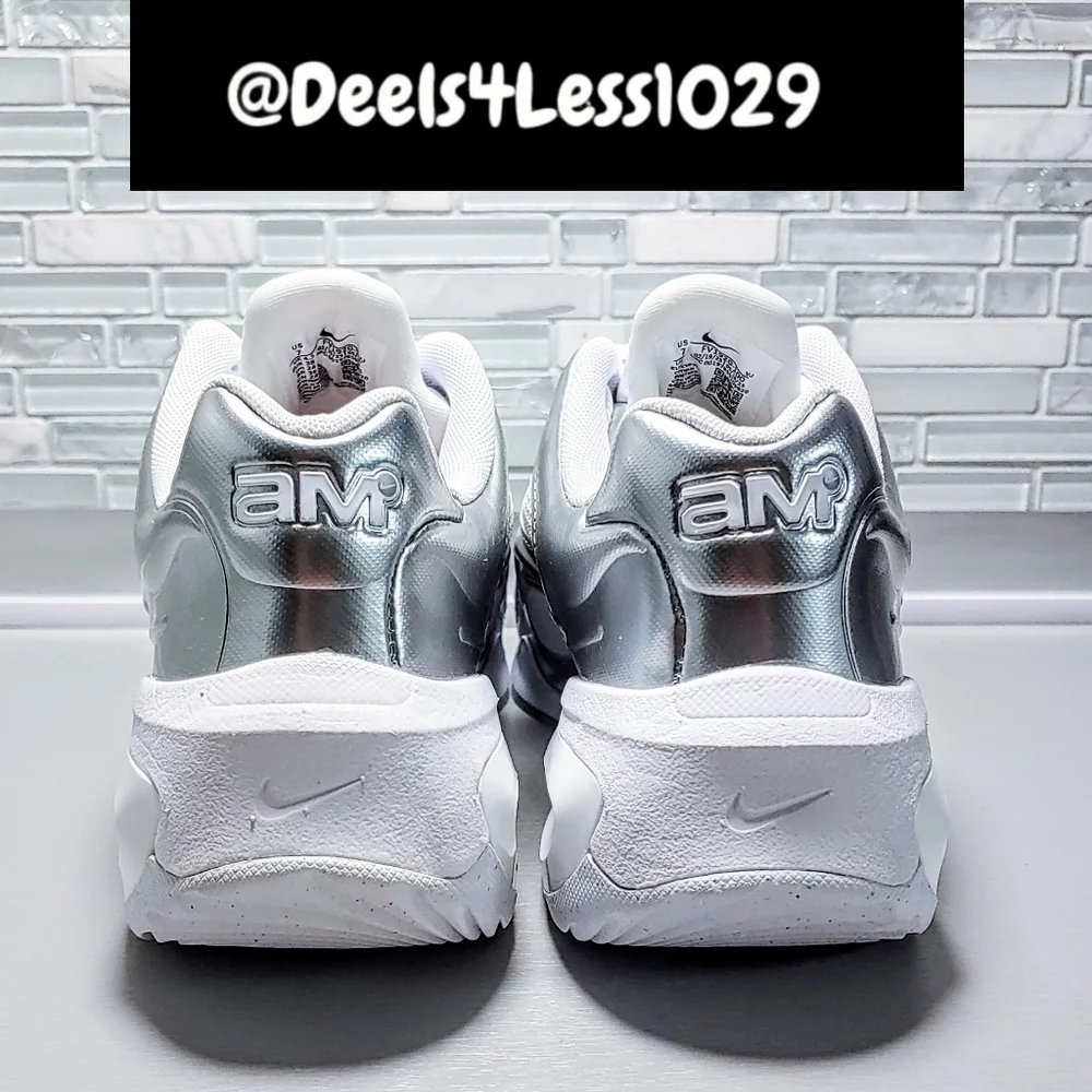 Nike Air Max Muse Womens White Metallic Silver Pure Platinum