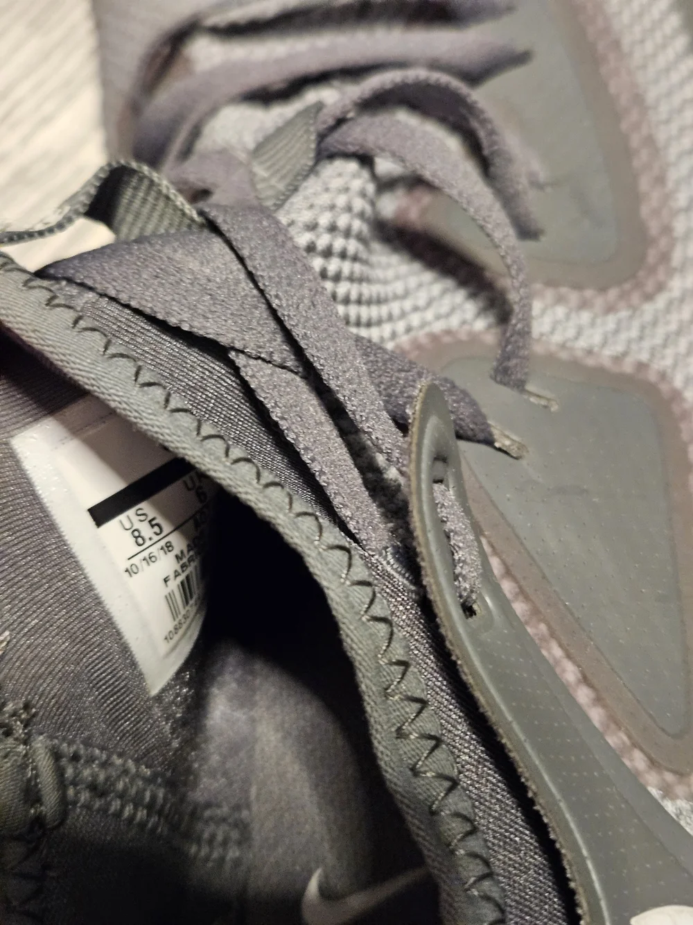 Women's Nike Flex Running Gray  Athletic Sneakers