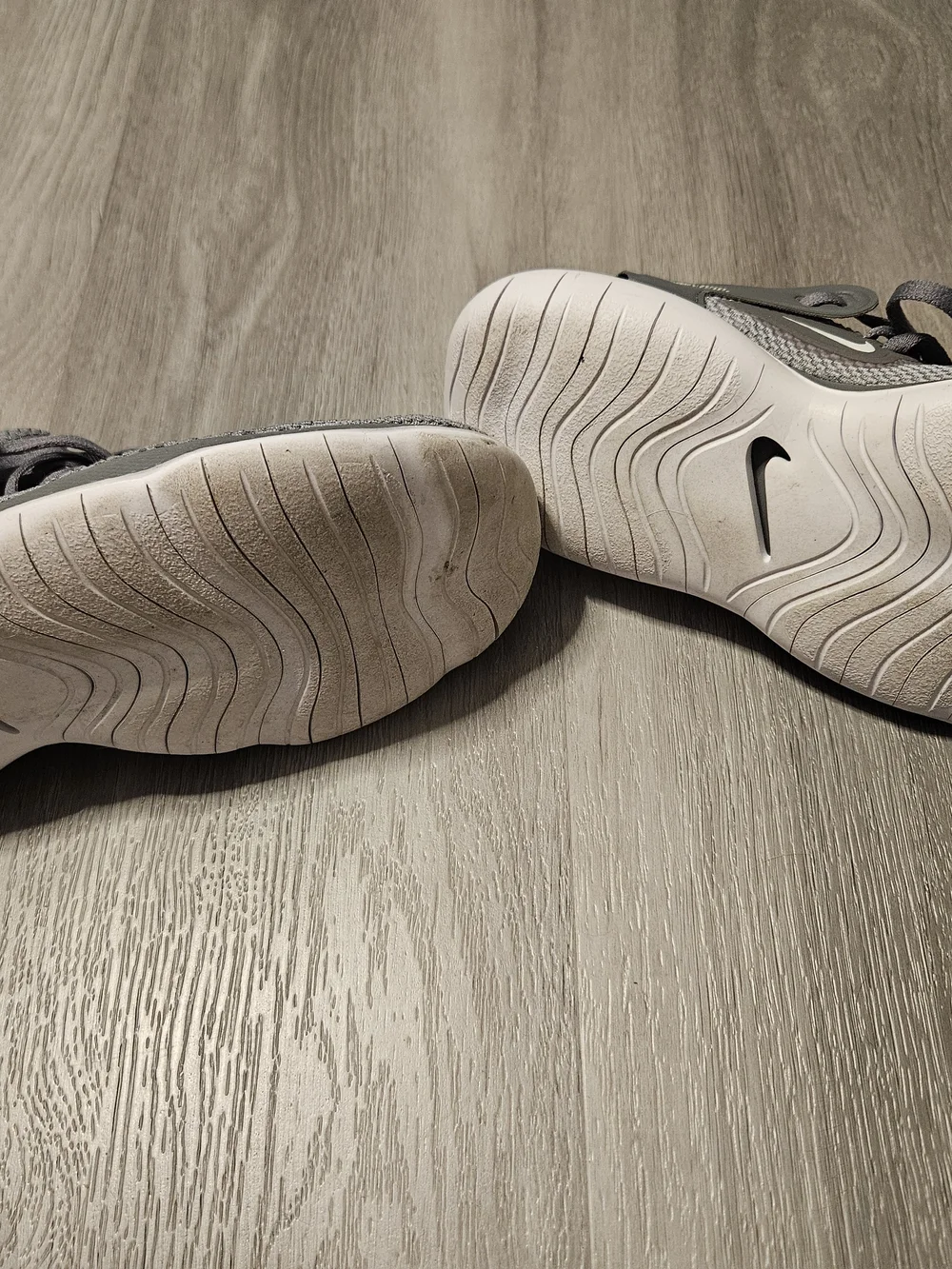 Women's Nike Flex Running Gray  Athletic Sneakers