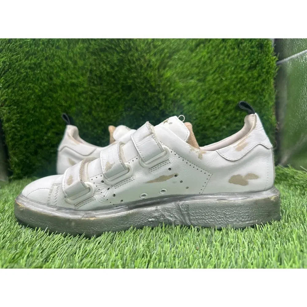 Golden Goose Starter Athletic Sneaker Women's 9 White Leather Jogging Running