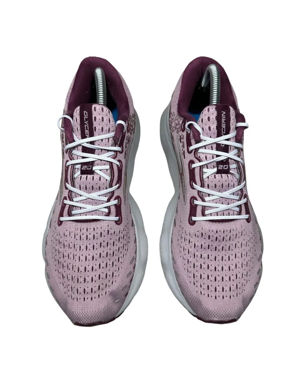 Brooks Glycerin 20 Womens 10 B Shoes Pink Running Walking Gym **No Insoles**