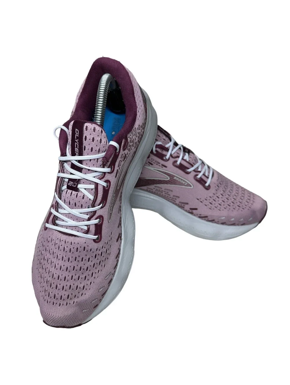 Brooks Glycerin 20 Womens 10 B Shoes Pink Running Walking Gym **No Insoles**
