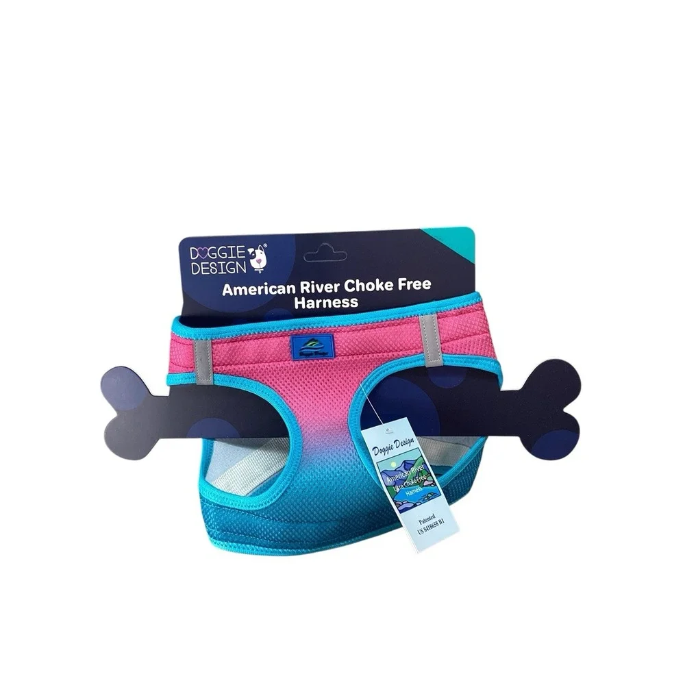 Doggie Design|American‎ River Choke Free Dog Harness|Ombre - Sugar Plum| 2XL/3XL
