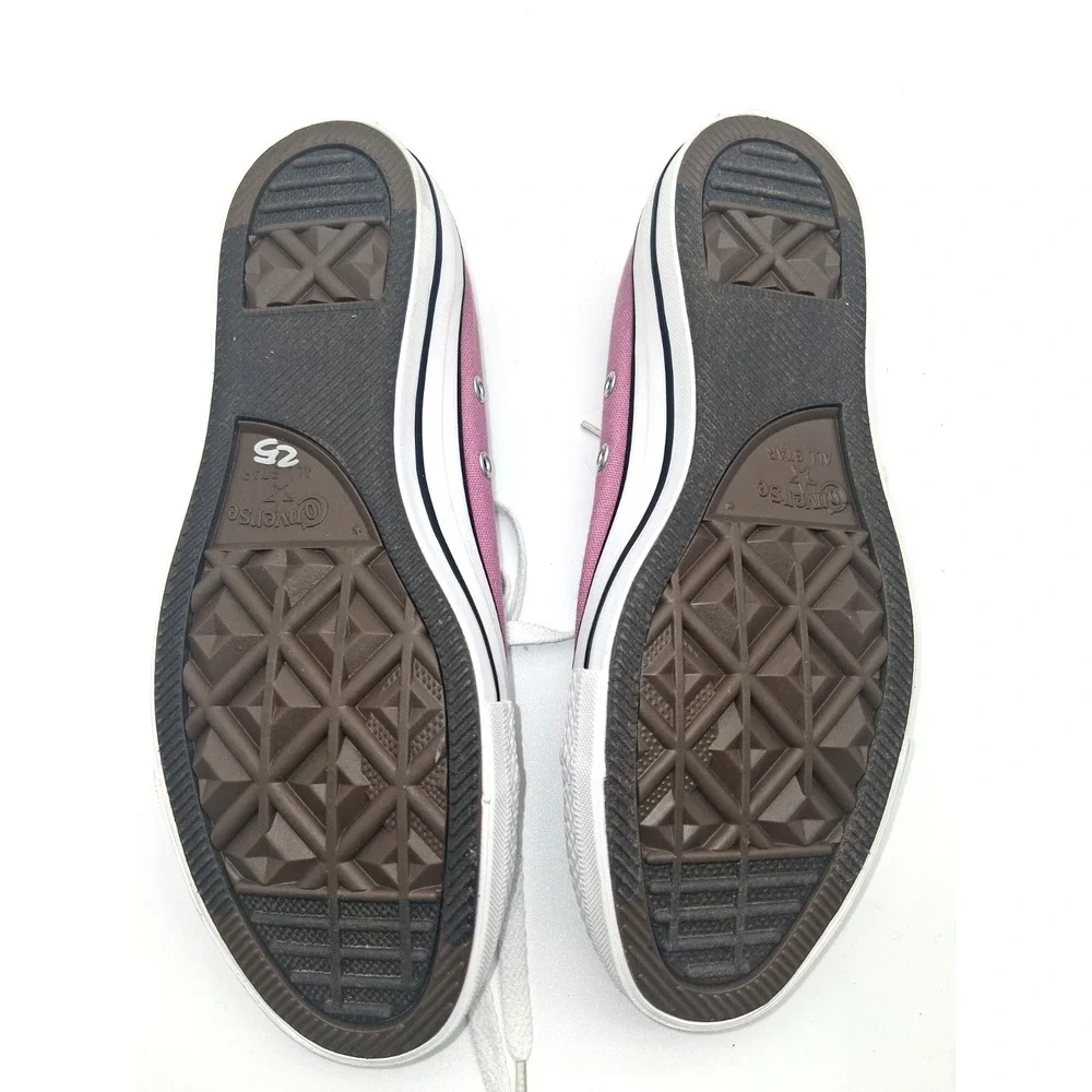 Converse Chuck Taylor All Star Pink Canvas Sneakers Low Top Size 6 Men Women 8