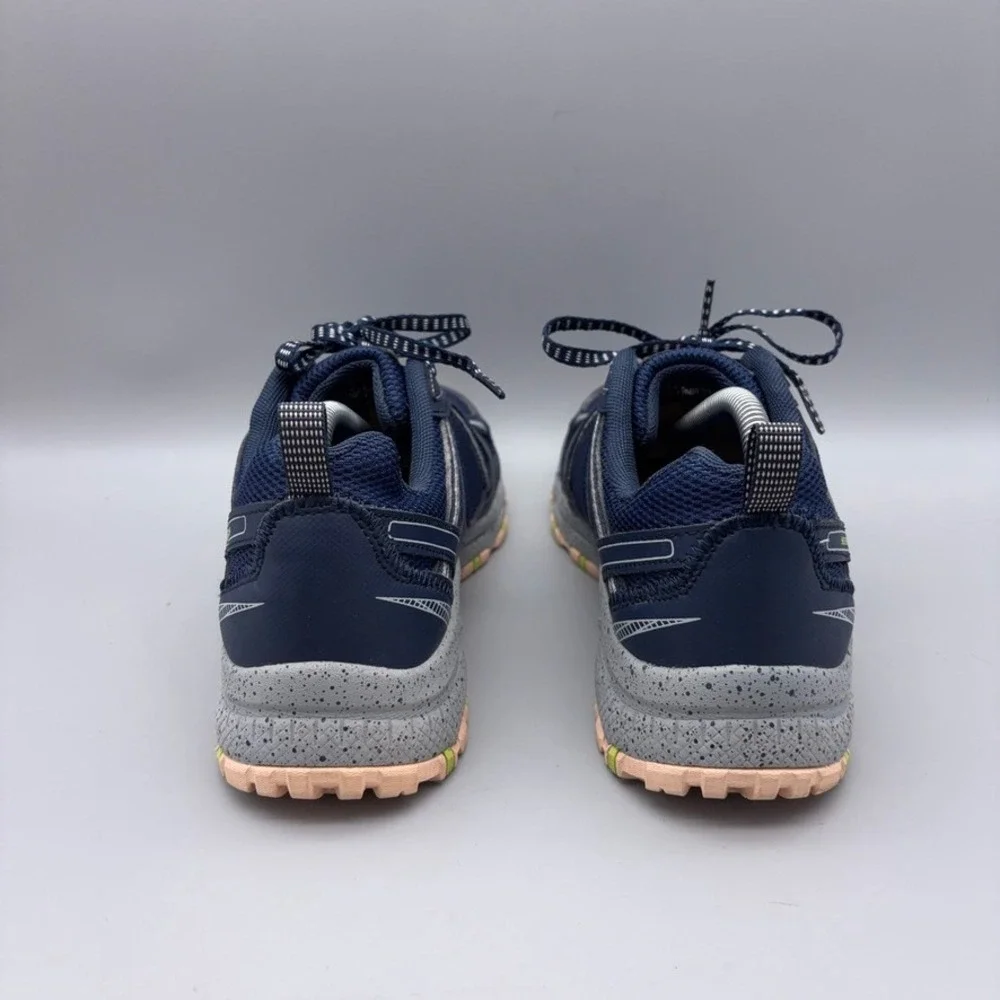 Skechers Shoes Womens 8.5 Navy Mesh Trail Running Hillcrest Pure Escapade