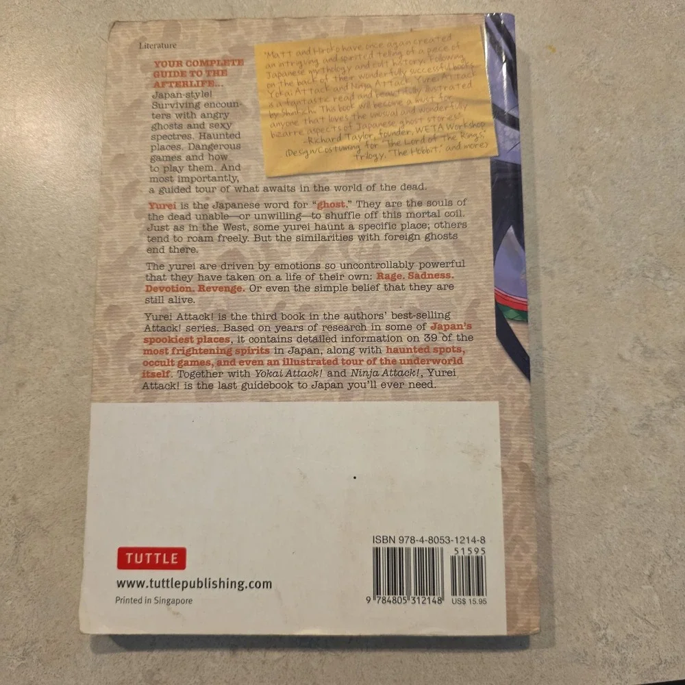 Tuttle Publishing yurei attack
