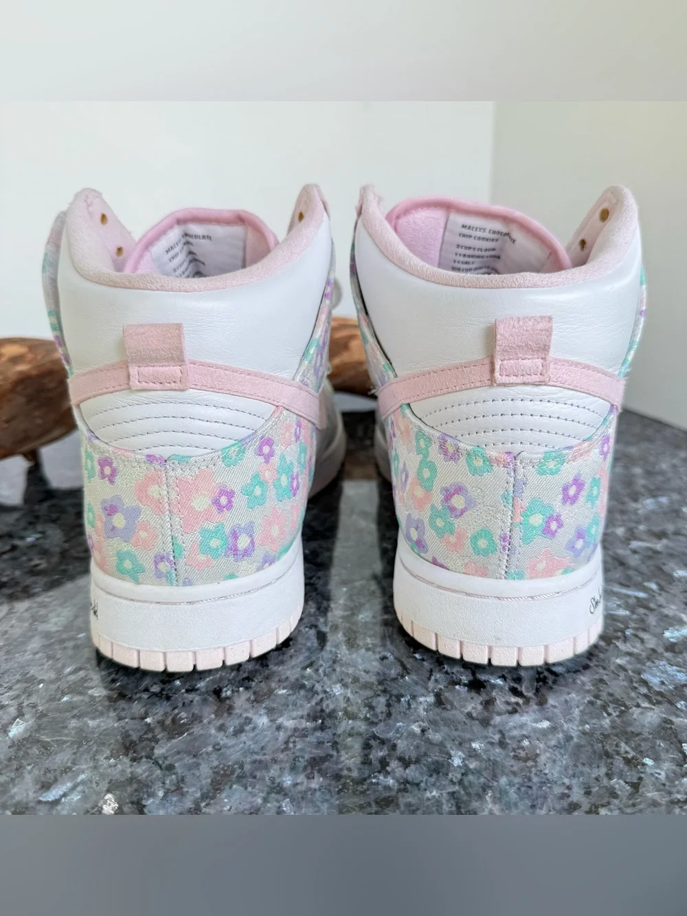Nike x Doernbecher XIX Dunk High 'White Pink' size 11, cookie sneaker