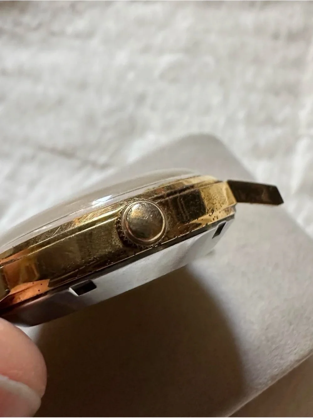 Vintage Westclox Gold-Tone Automatic 17 Jewel Men's Watch