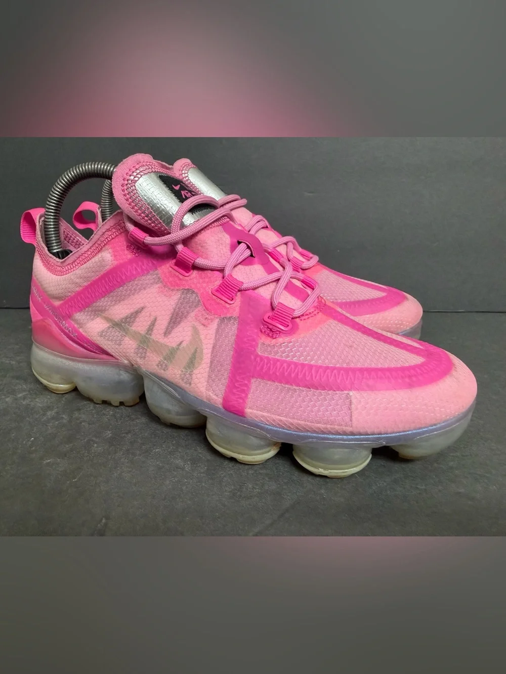 Nike Air VaporMax Shoes Womens Size 7.5 Pink Running Sneakers AR6632-600
