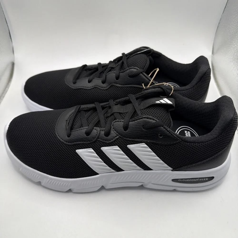 Adidas Women's Cloudfoam Flex HQ4960 Black Size 10 Comfort Running Shoes