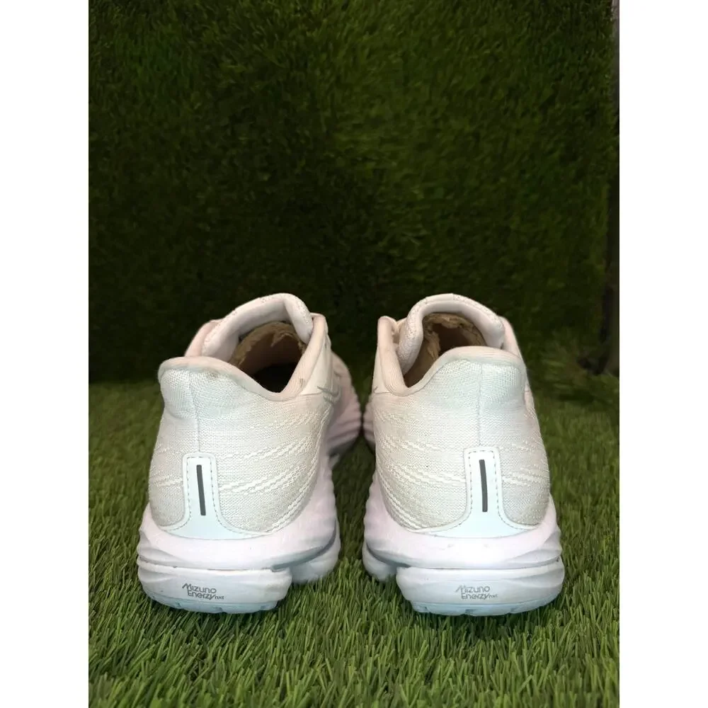 Mizuno Wave Inspire 21 J1GD254475 Athletic Sneaker Womens 9 White Mesh Sports