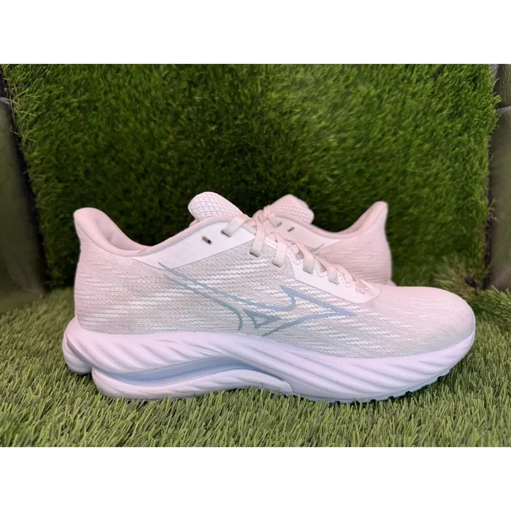 Mizuno Wave Inspire 21 J1GD254475 Athletic Sneaker Womens 9 White Mesh Sports