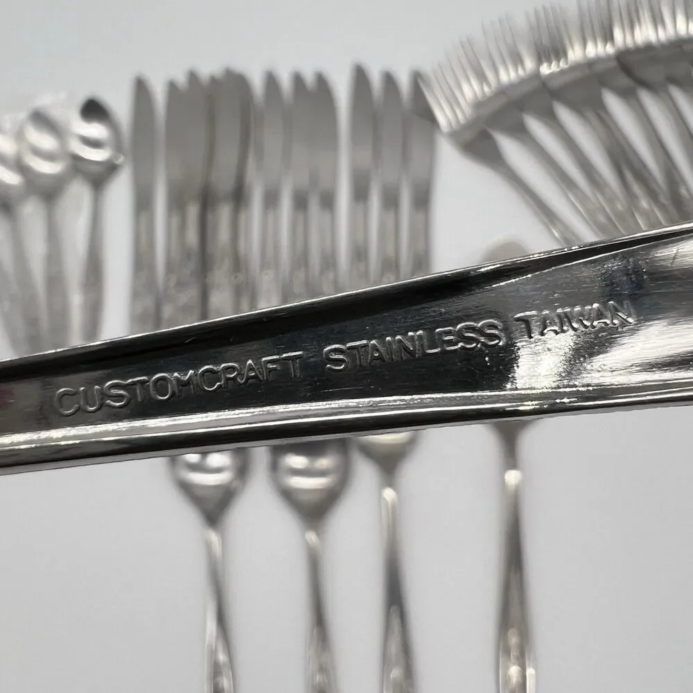 Customcraft stainless dinner