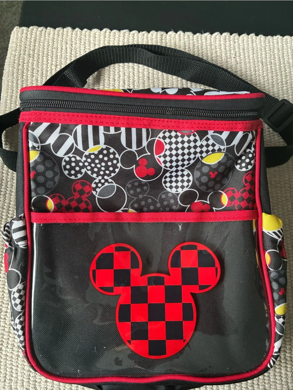 Disney Mickey Mouse lunch bag/expandable- Great Condition!