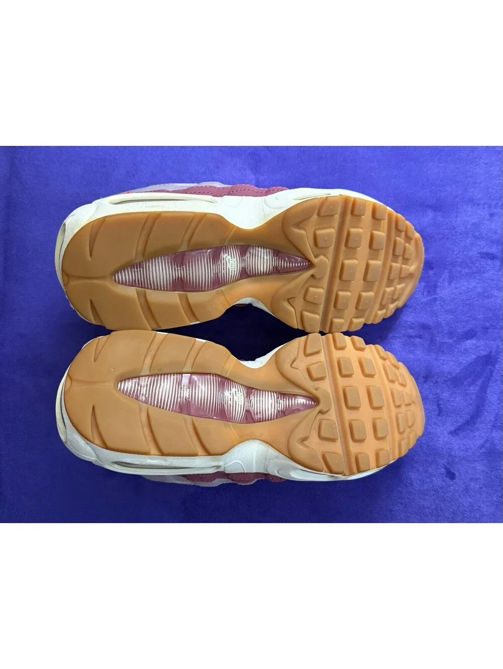 Nike Air Max 95 Womens Sz 7 Pink White Running Shoes Sneakers MINT COND. No Box