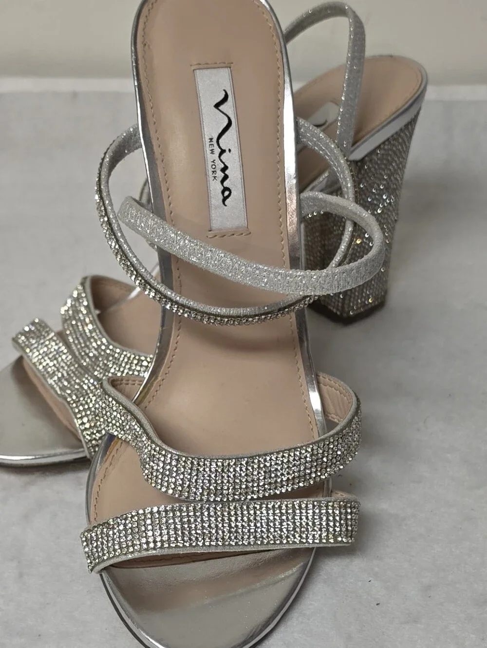 Nina Shoes glistening crystal