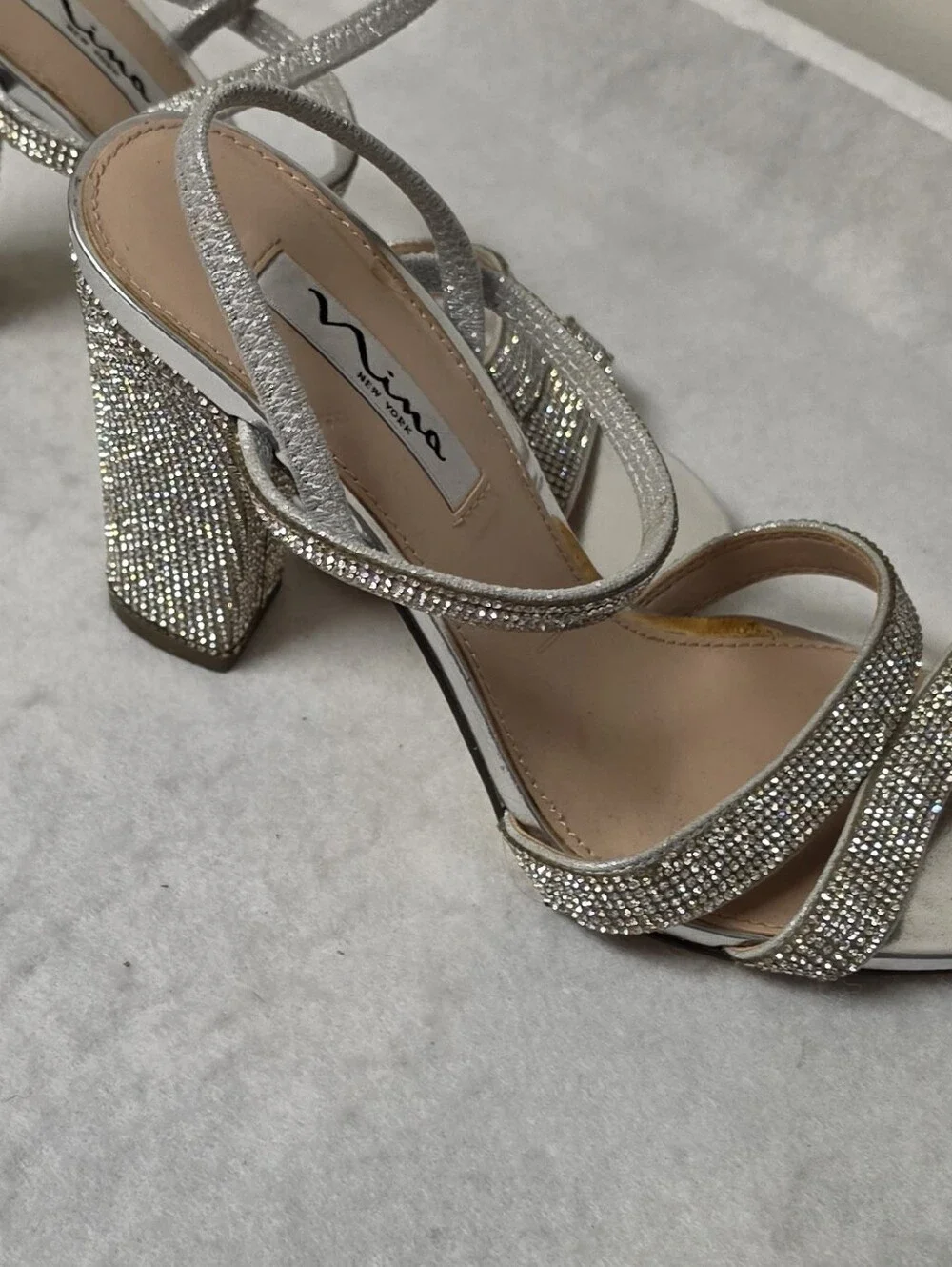 Nina Shoes glistening crystal