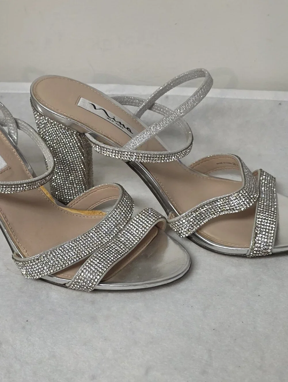 Nina Shoes glistening crystal