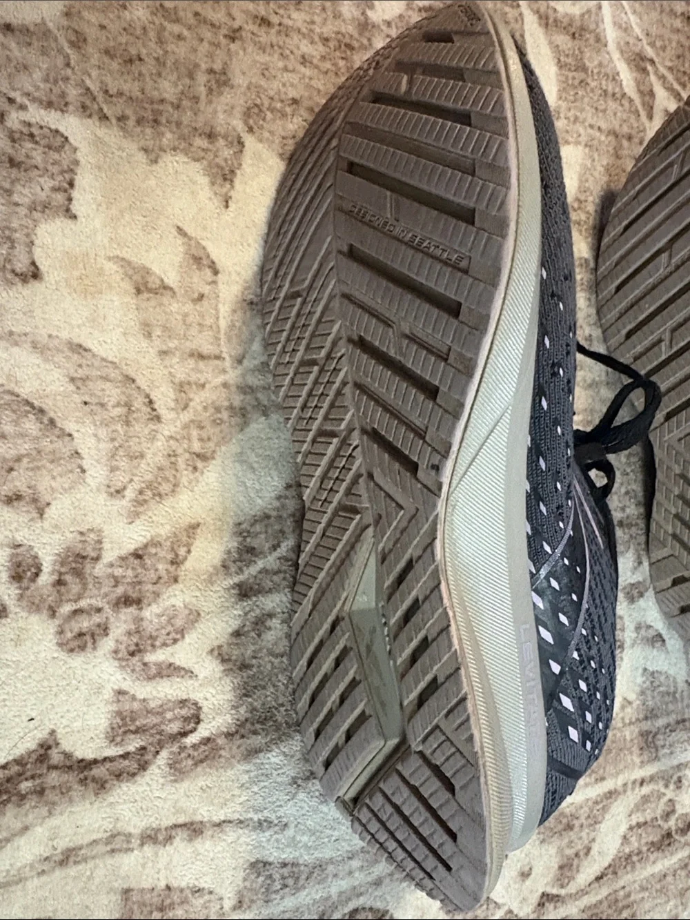 Brooks breathable mesh