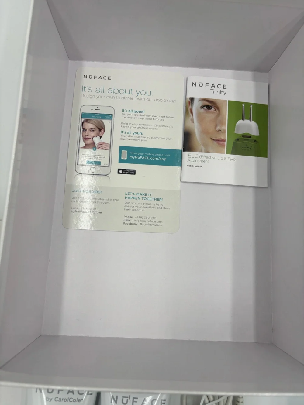 NuFACE Trinity Facial Toning Device w/ ELE Kit Teal New!!!!