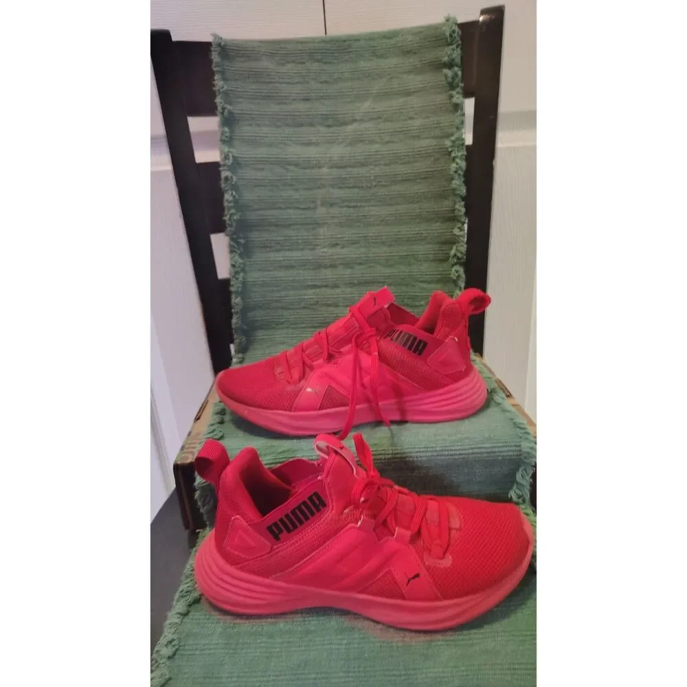 Puma Contempt Demi Men's Athletic Running Shoes Sneakers All Red Size 5.5