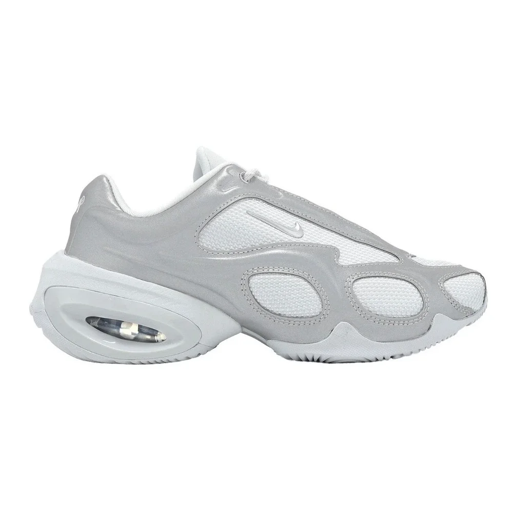 Nike Air Max Muse Sneakers Women Size 7 Silver Excellent Metallic Y2K Style