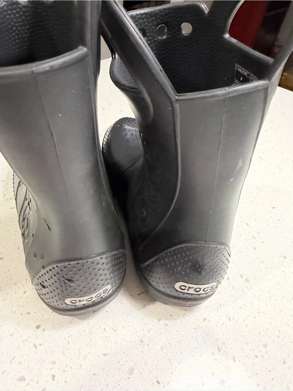 CROCS molded handles design