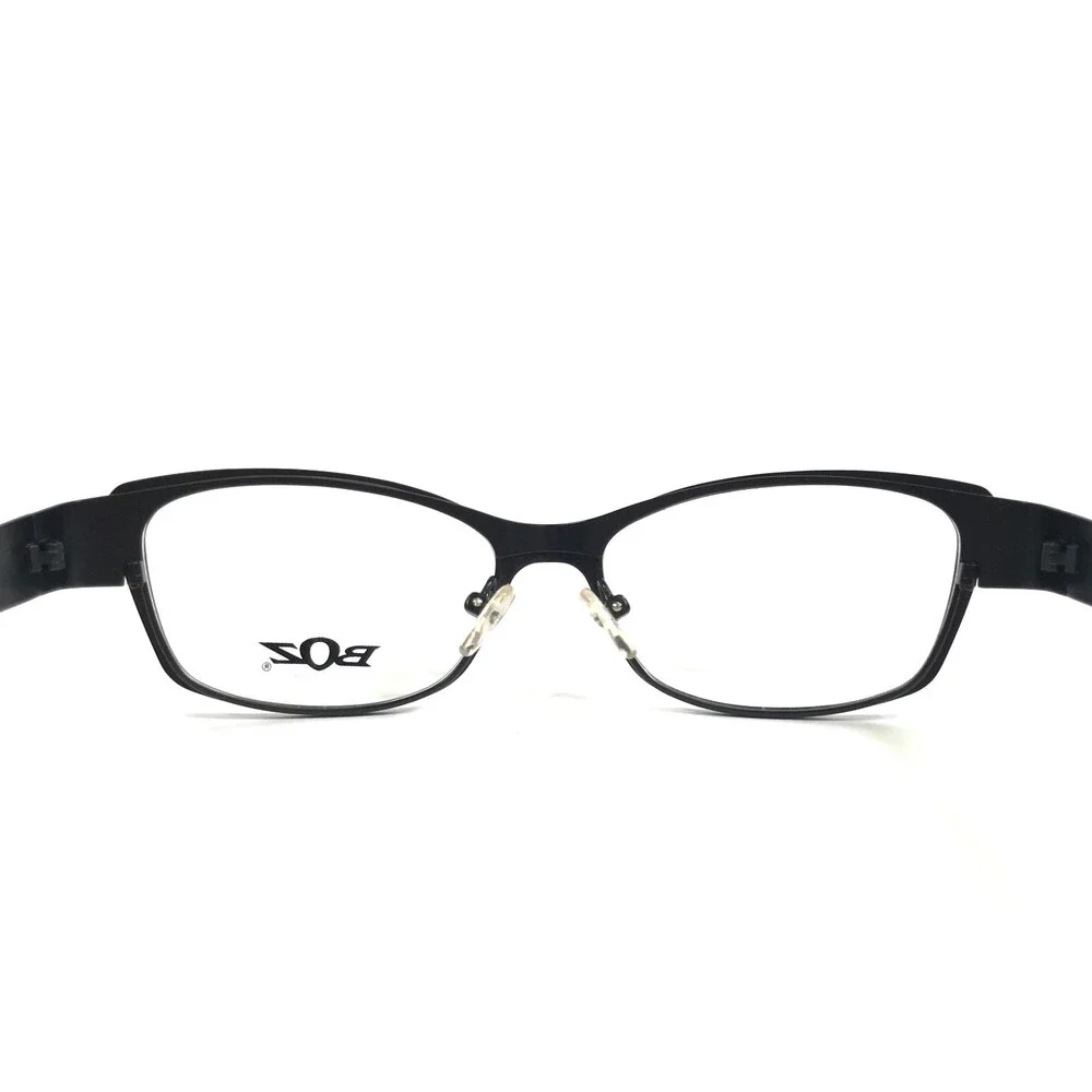 BOZ Eyeglasses Frames WALLIS 8200 Purple Black Matte Cat Eye Full Rim 52-15-135