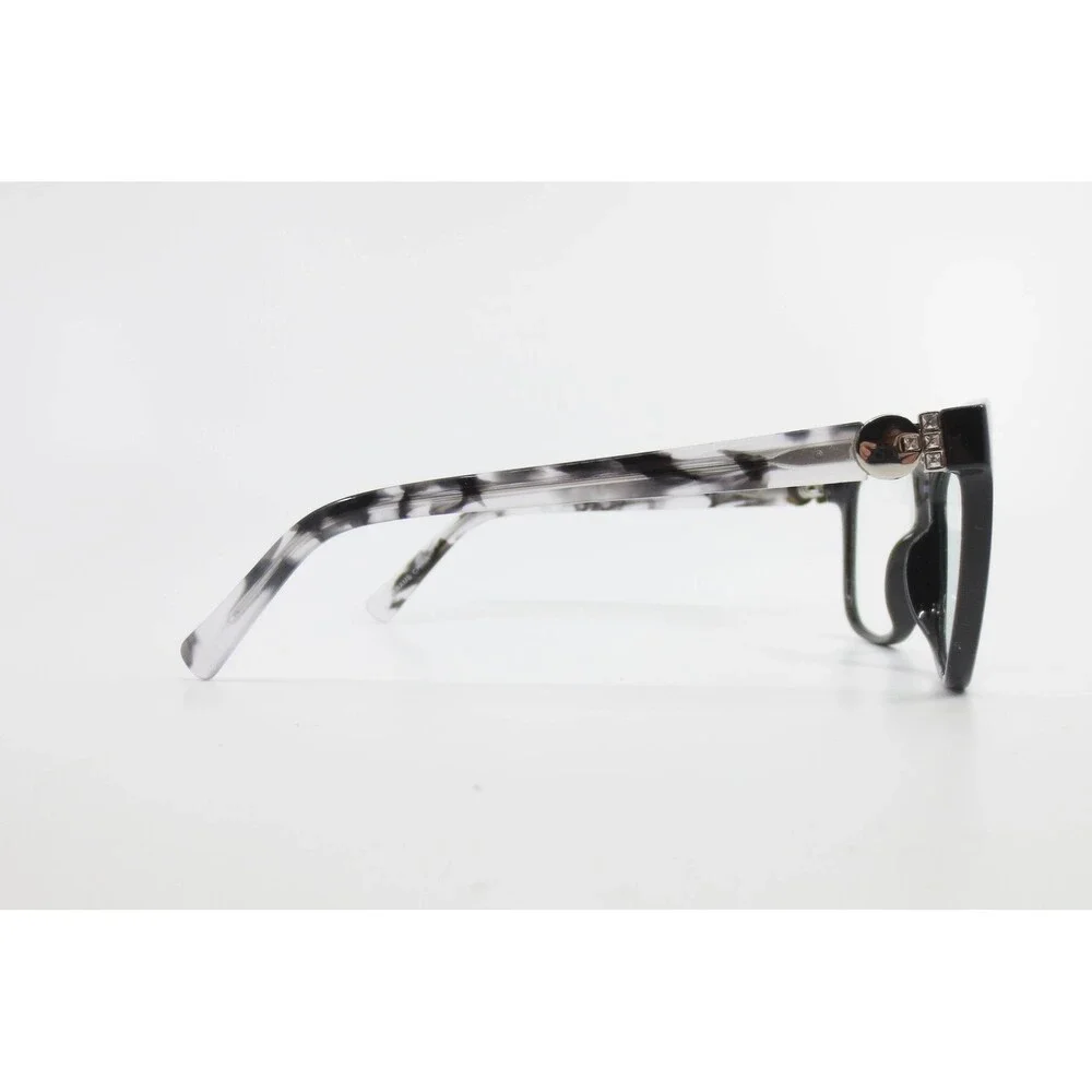 South Hampton Sun SHS 7002 BK Black Grey Marble Cat Eye Eyeglasses 55 15 140