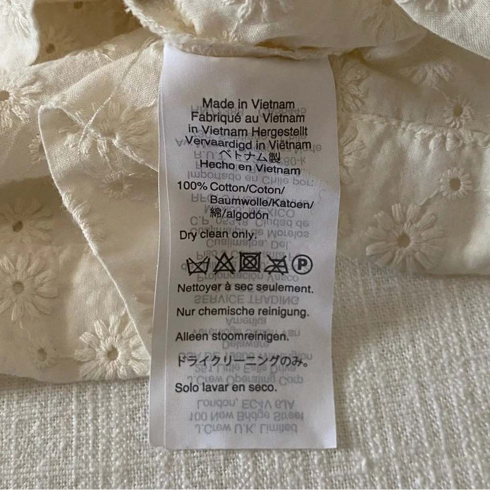 Madewell Eyelet Puff Sleeve Blouse