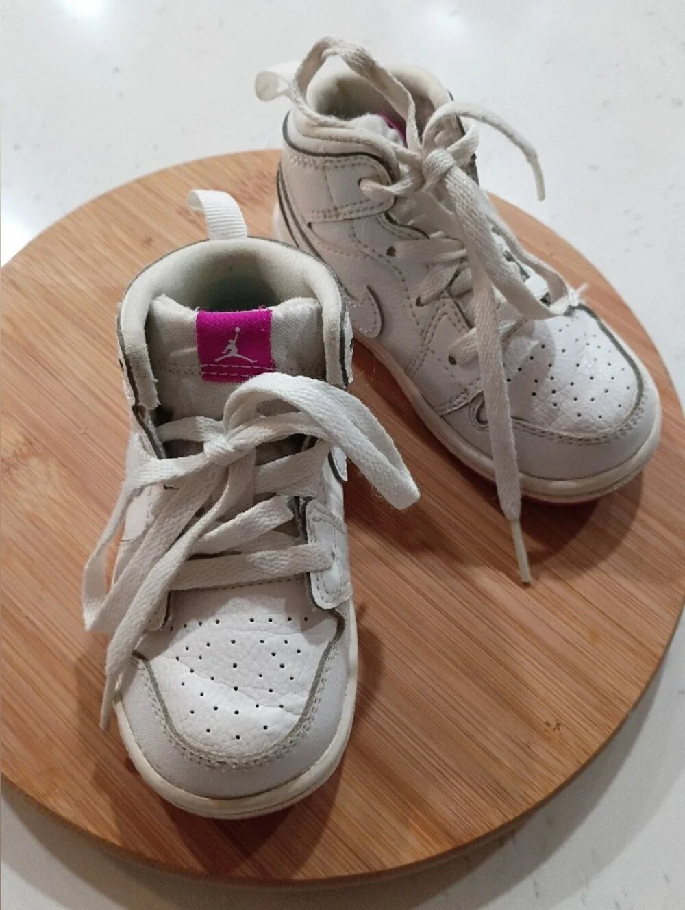 Nike white high