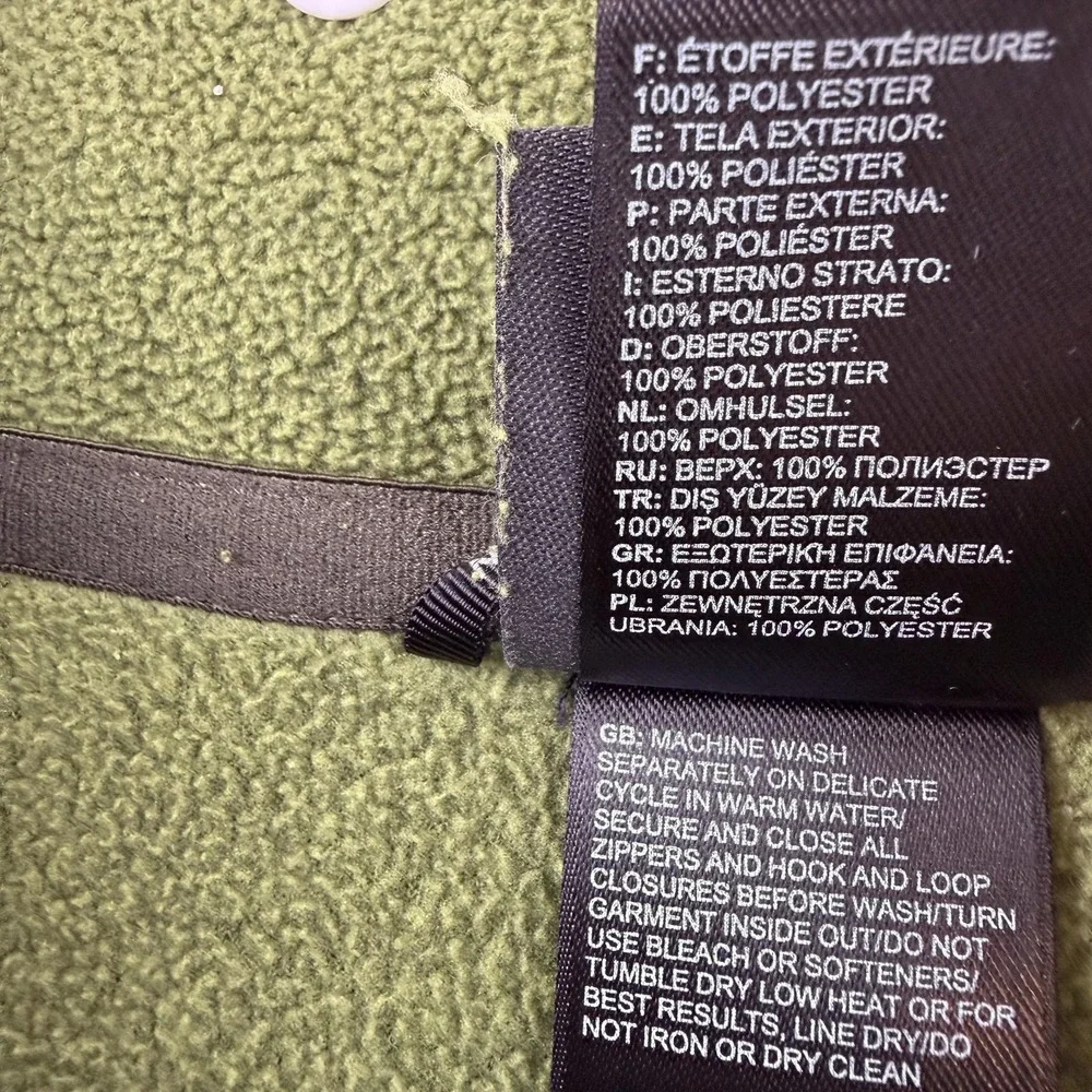 The North Face tagged made holes