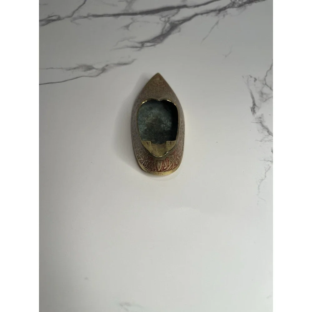 4 inch Brass Shoe Slipper Ashtray