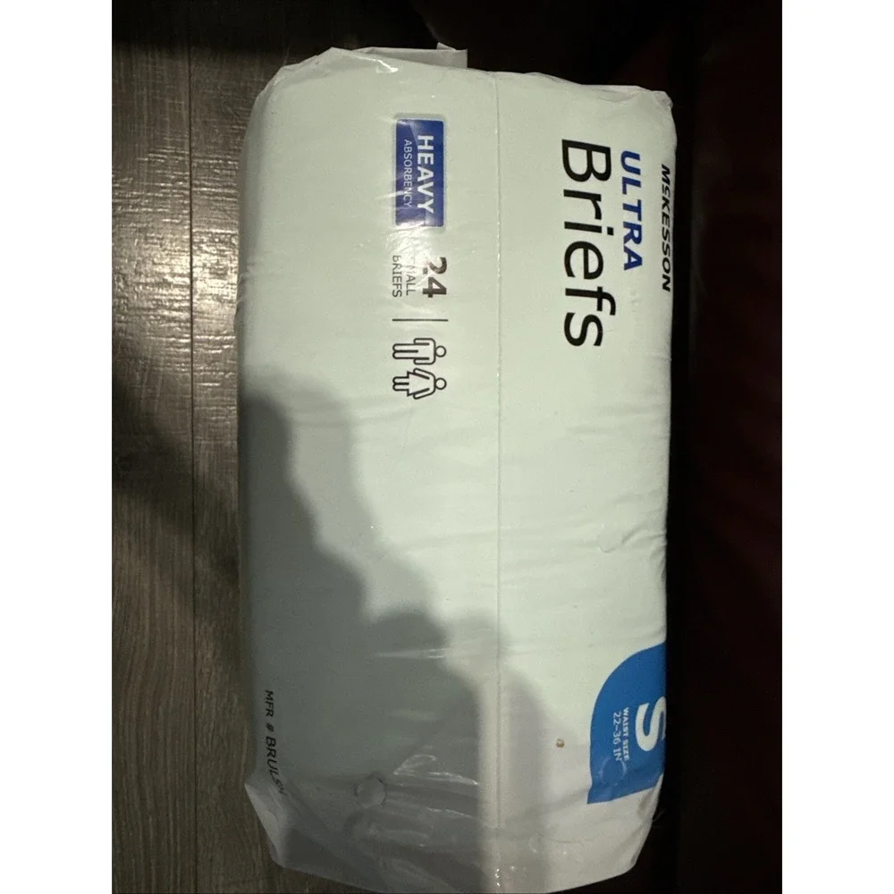 McKesson Ultra Heavy Absorbency Adult Disposable Brief Diapers S Tab Closure 24