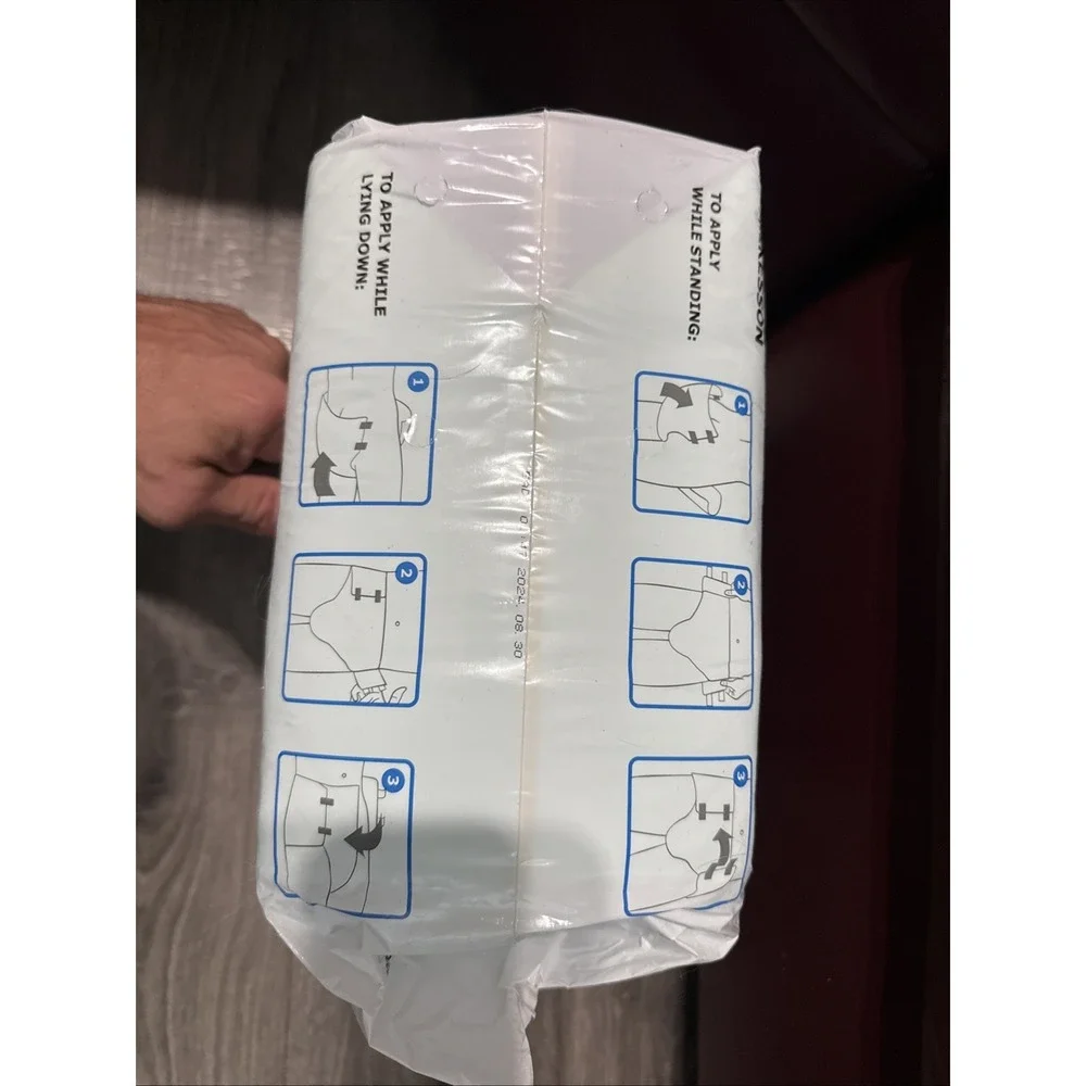 McKesson Ultra Heavy Absorbency Adult Disposable Brief Diapers S Tab Closure 24