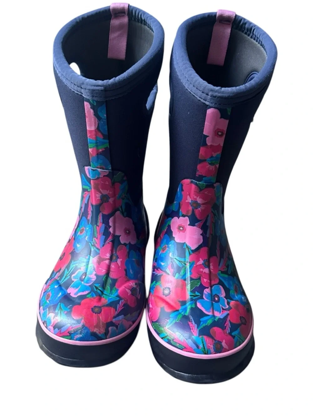 Bogs Classic Pansies Rainboots Youth‎ Size 2