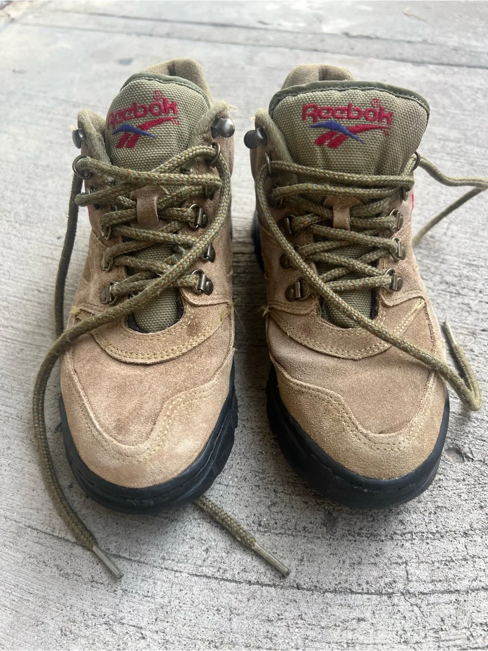 Reebok outsole eyelets