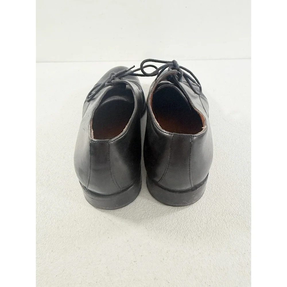 Vintage Polo Ralph Lauren Black Leather Oxford Dress Shoes Men's Size 7.5 D‎