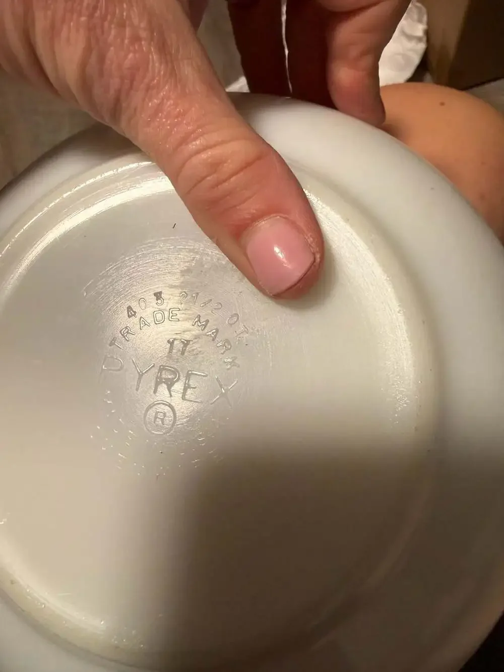 Pyrex 403 mixing