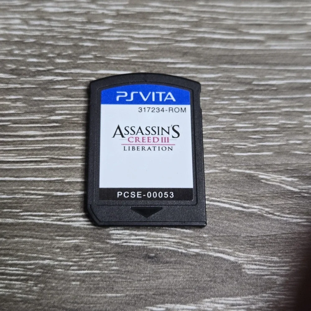 Assassin's Creed III 3: Liberation PS Vita Game Cartridge (Mint) -