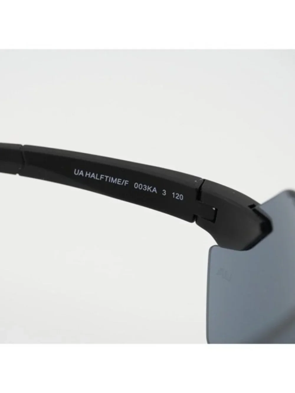 Under Armour UA HALFTIME/F 003 Sunglasses Matte Black Shield Frame, Grey Lenses