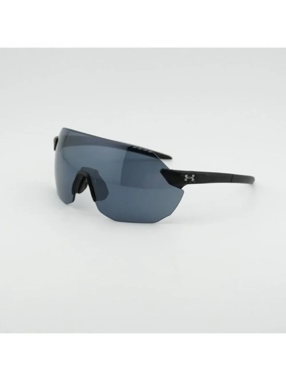 Under Armour UA HALFTIME/F 003 Sunglasses Matte Black Shield Frame, Grey Lenses