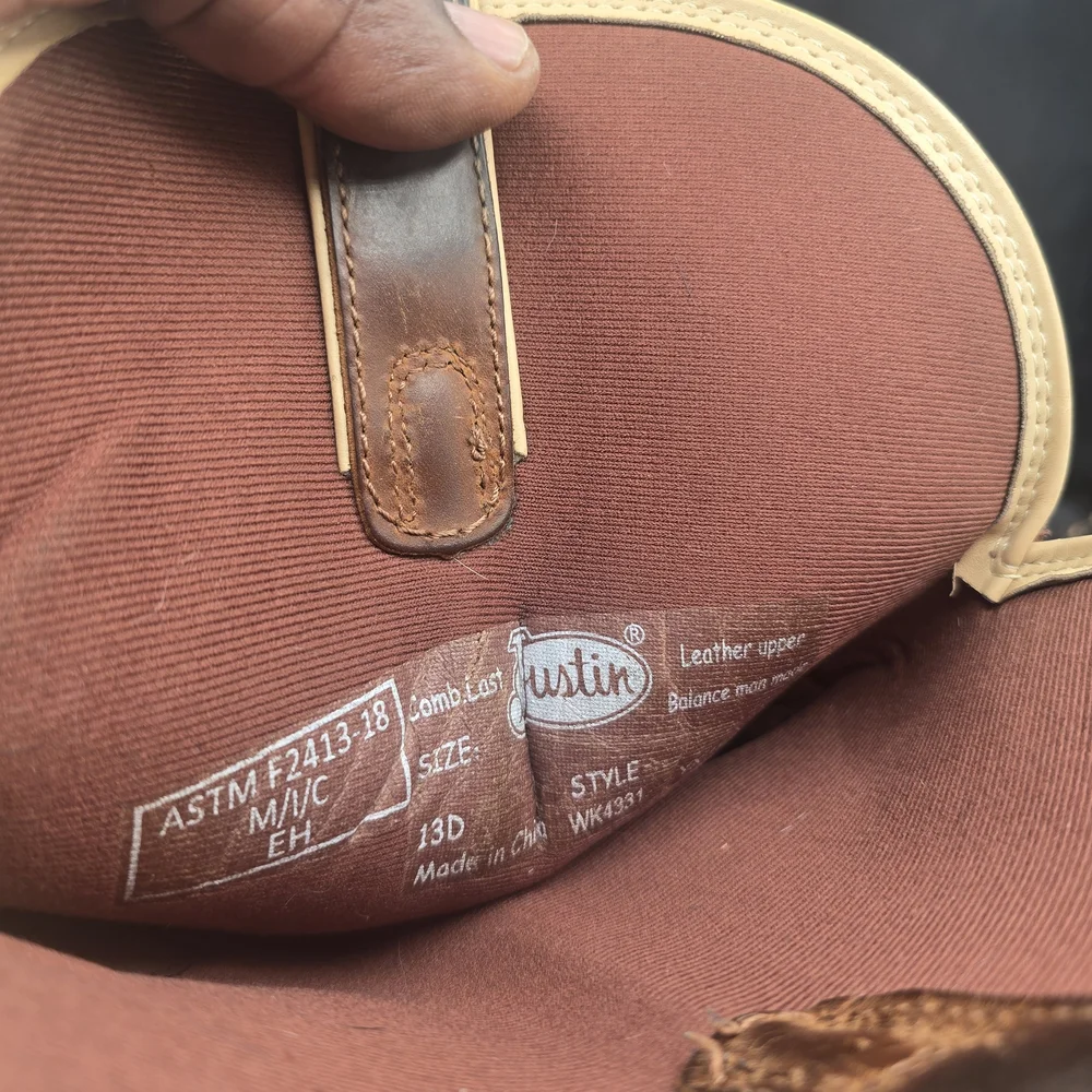 Justin Boots‎ Brown Leather Men's Boots